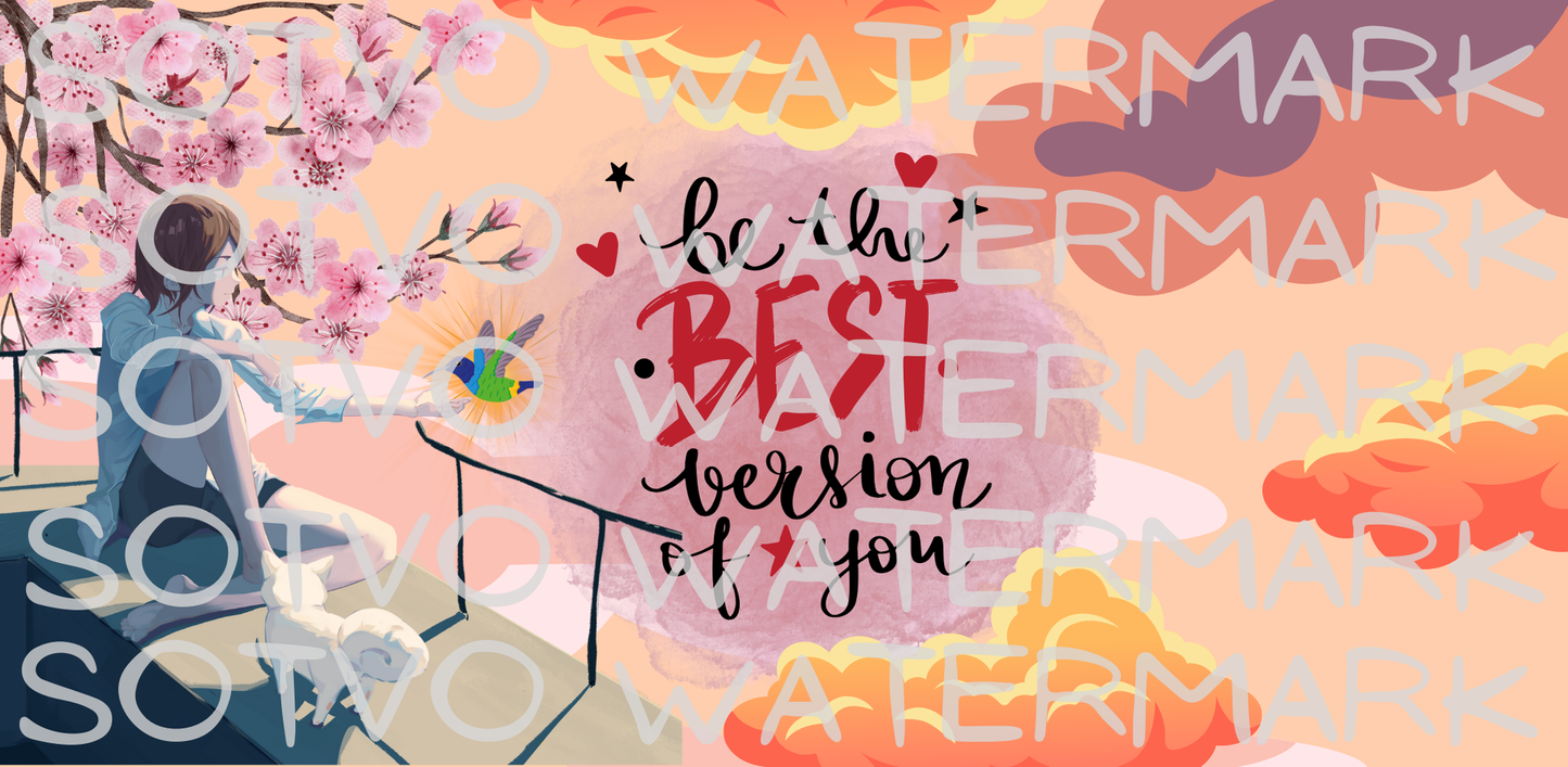 Anime Motivational: Insulated Stainless Steel Classic 40oz Travel Mug with Handle