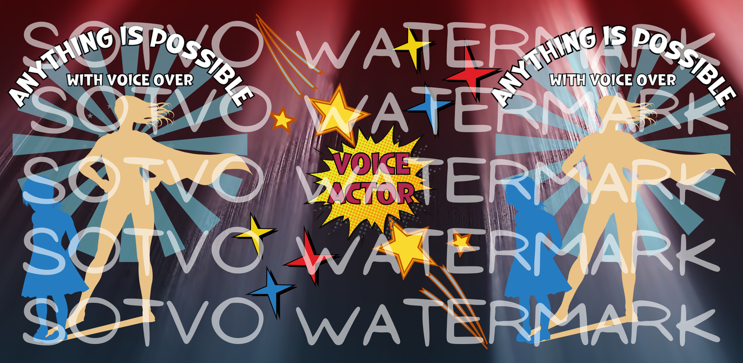 Anything Is Possible: Voice Acting: Insulated Stainless Steel Classic 40oz Travel Mug with Handle