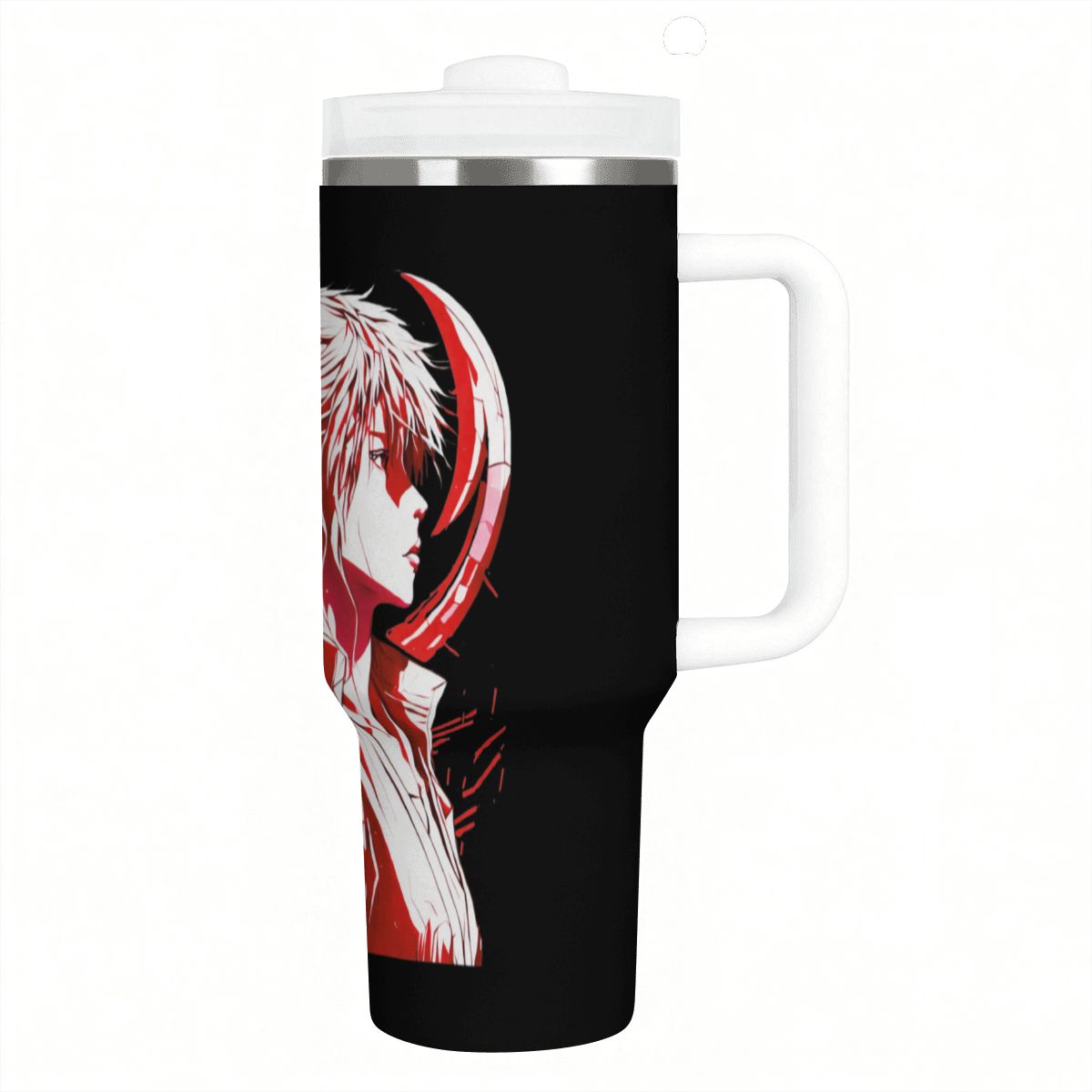 40oz Tumbler with Handle and Straw (Made in USA)