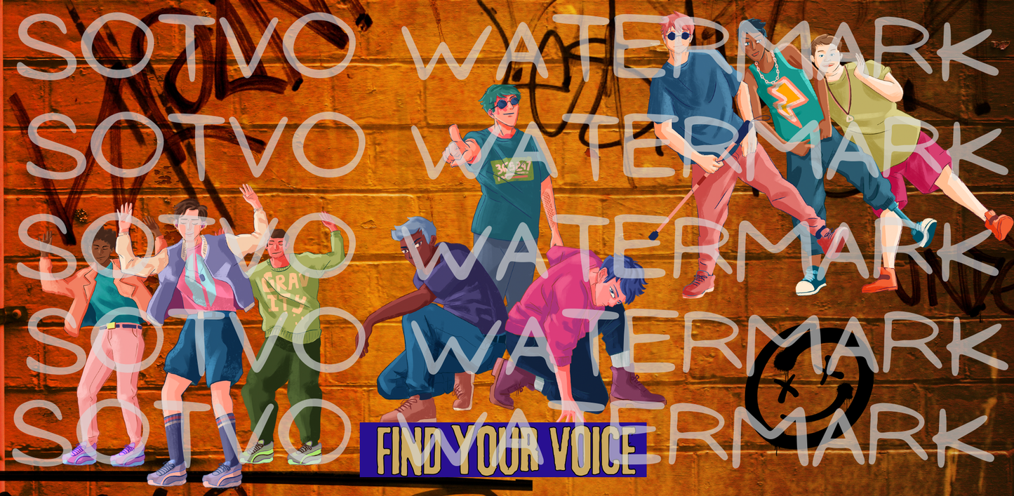 Find Your Voice: Insulated Stainless Steel Classic 40oz Travel Mug with Handle