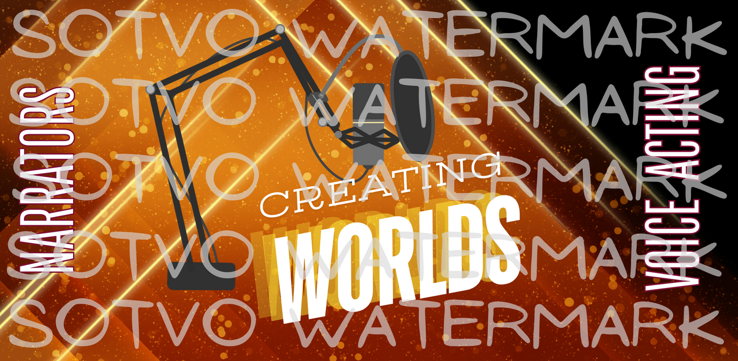 Creating Worlds: Voice Actor Audiobook Narrator: Insulated Stainless Steel Classic 40oz Travel Mug with Handle