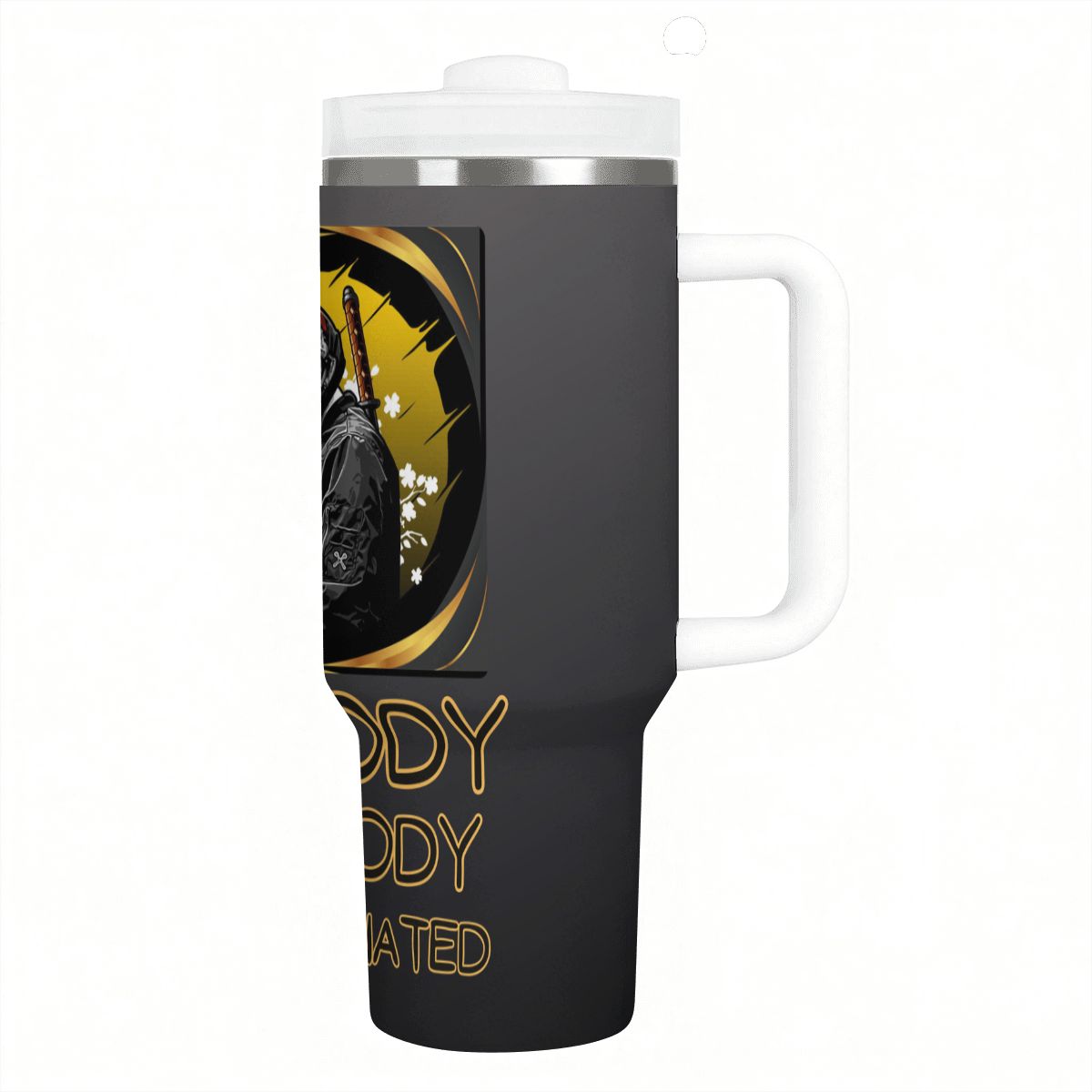 40oz Tumbler with Handle and Straw (Made in USA)
