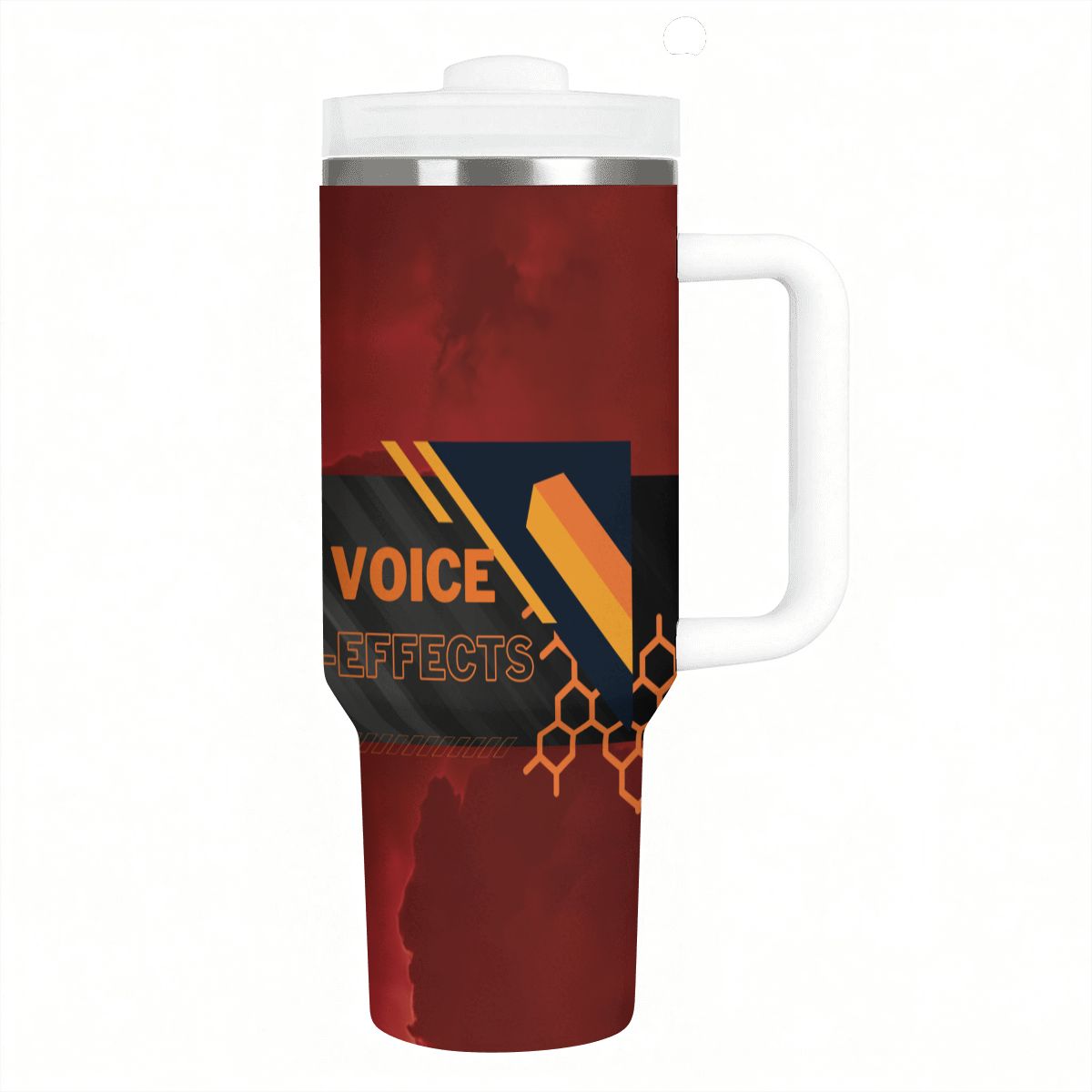 40oz Tumbler with Handle and Straw (Made in USA)