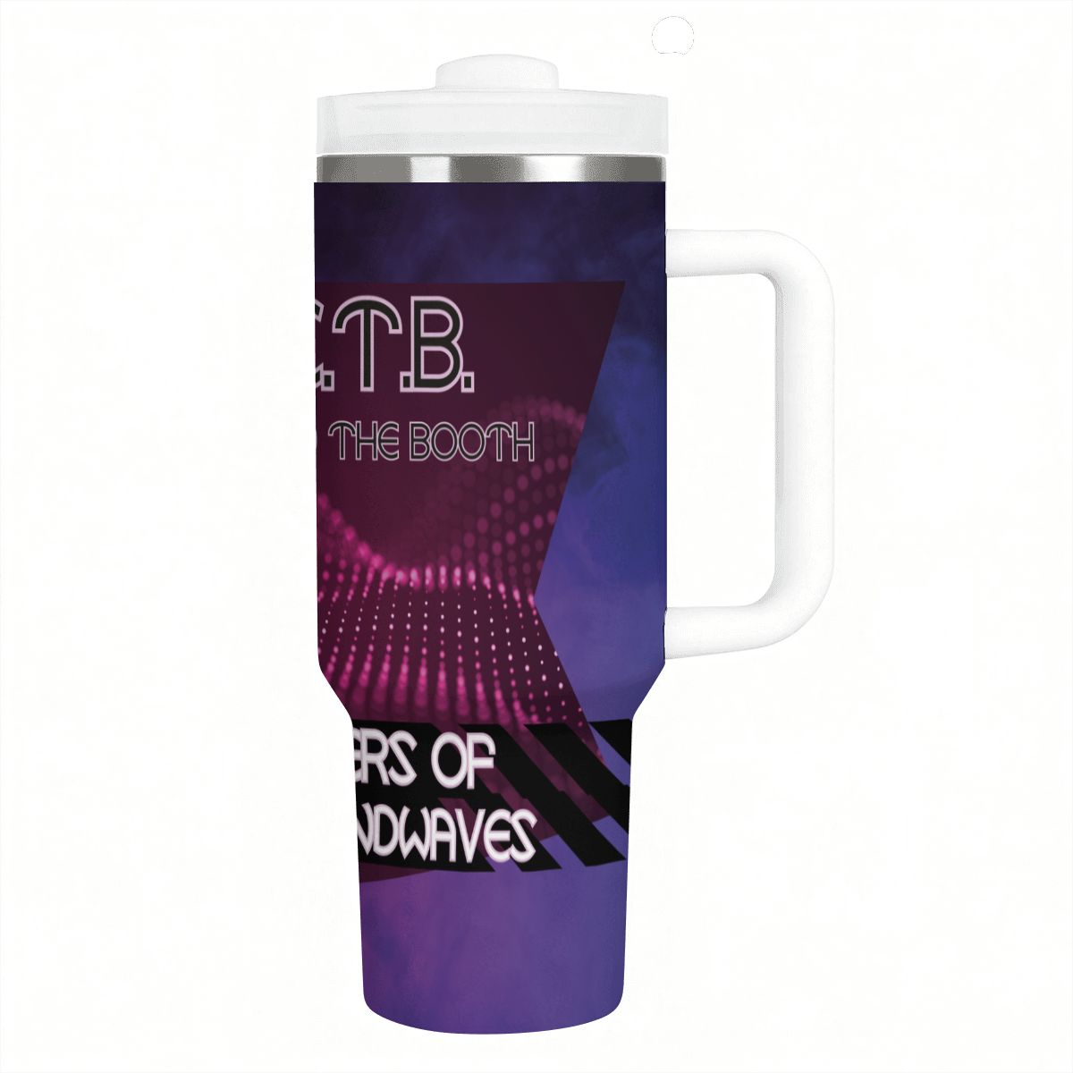 40oz Tumbler with Handle and Straw (Made in USA)