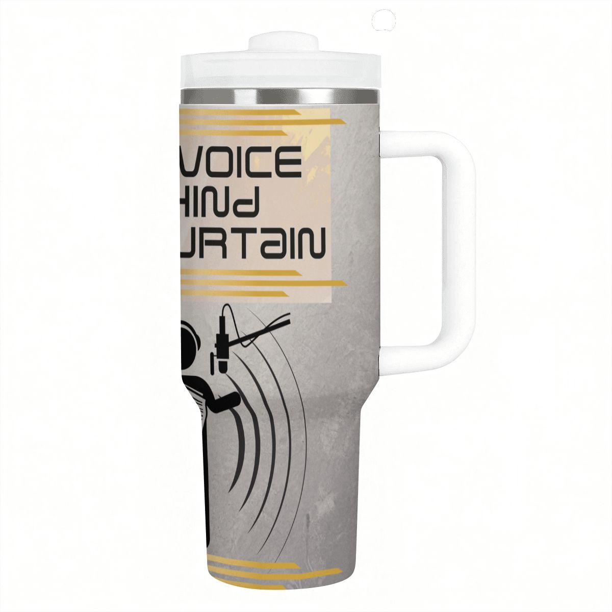 40oz Tumbler with Handle and Straw (Made in USA)