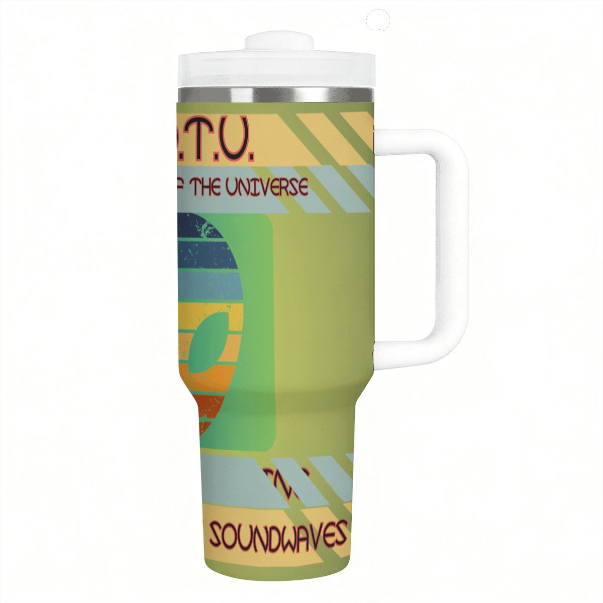 40oz Tumbler with Handle and Straw (Made in USA)