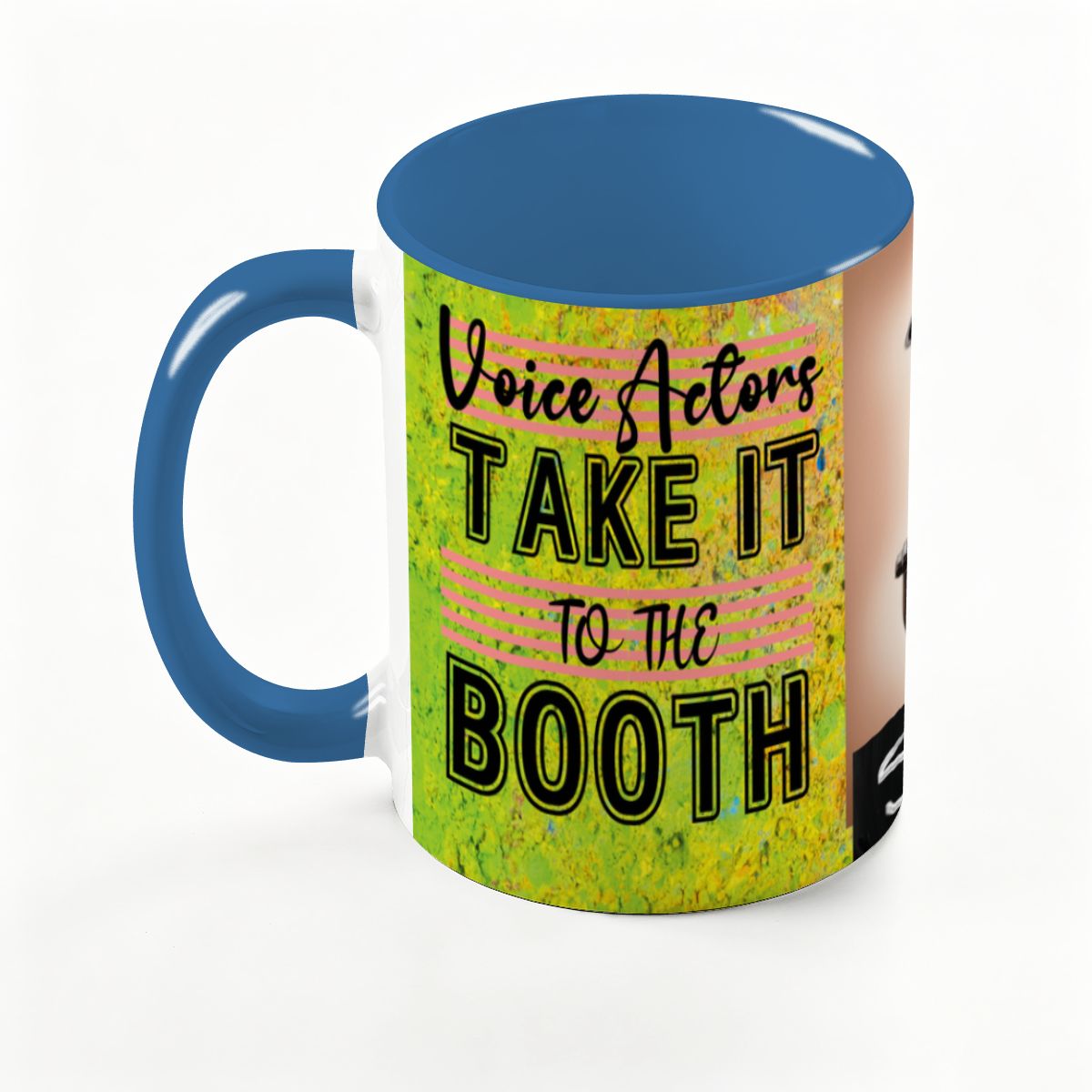 Voice Actors Take It To The Booth: Large Classic Ceramic Mug (15oz)