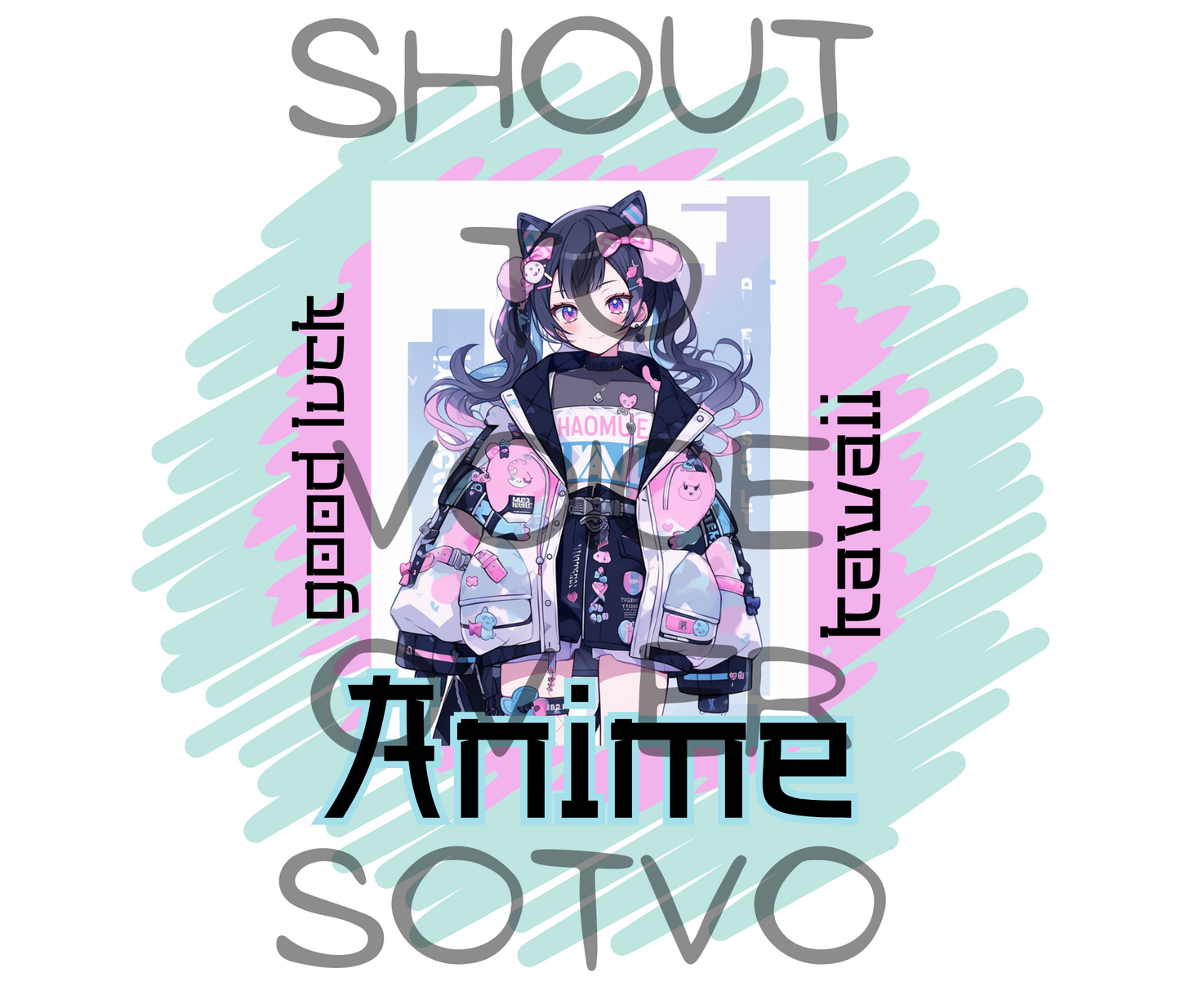 Anime Voice Over: Reusable Stainless Steel Water Tumbler w/Straw