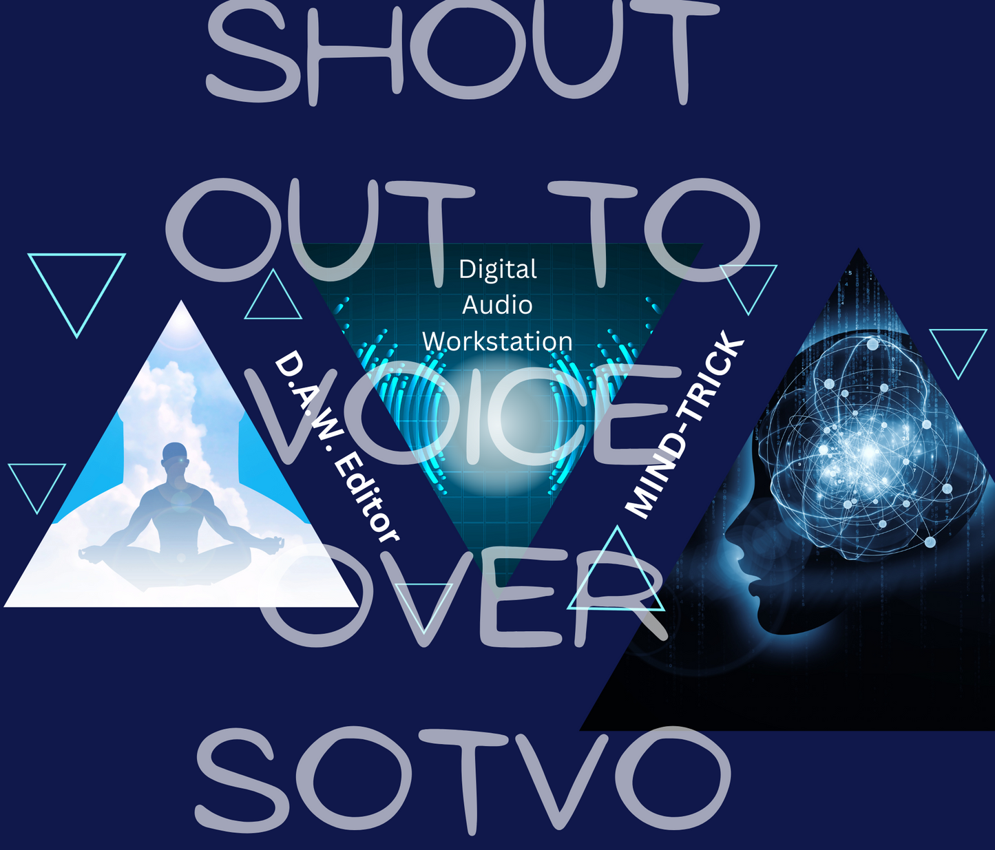 D.A.W. Audio Editor: Voice Over: Mind Trick: Reusable Stainless Steel Water Tumbler w/Straw