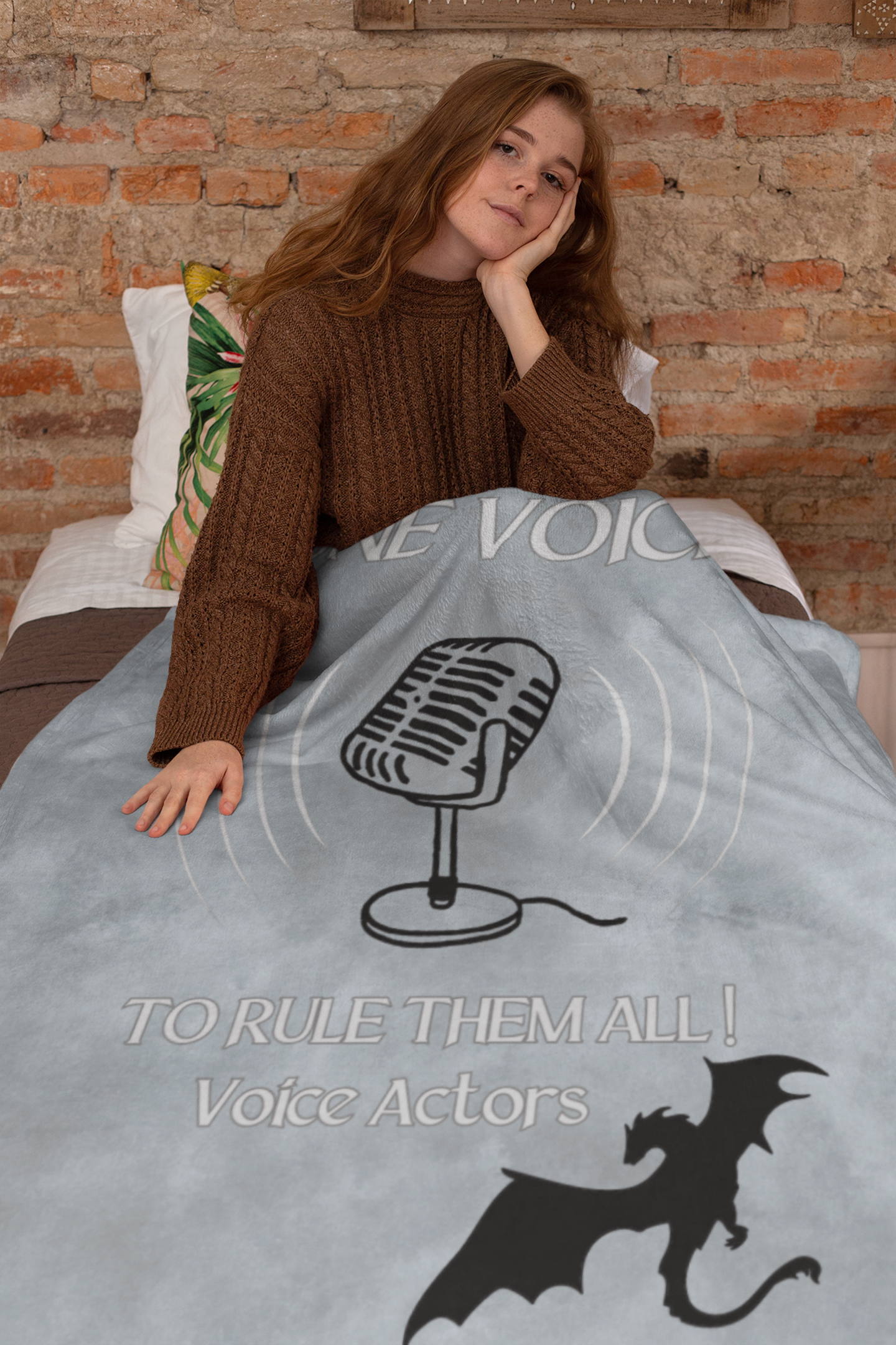 One Voice To Rule Them All: Dragon Style: Booth Throw Blanket