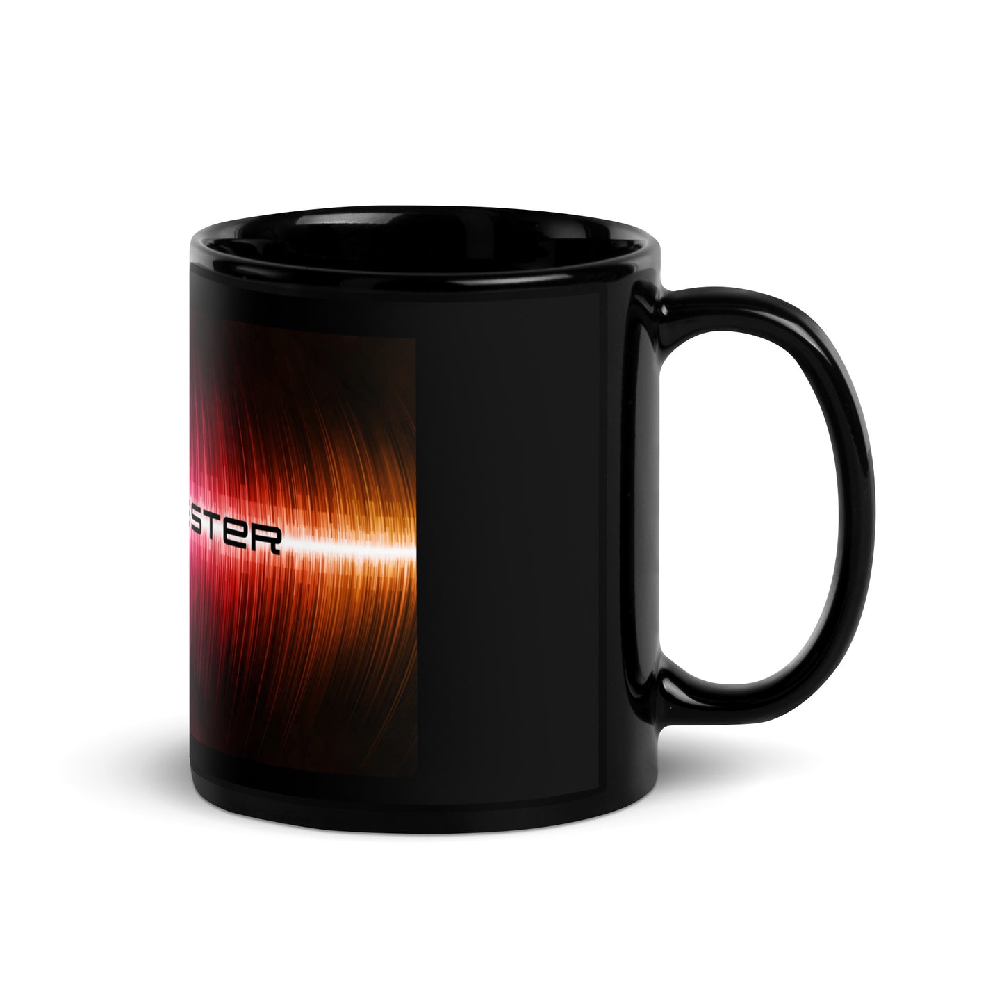 D.A.W. Master Classic Ceramic Black Glossy Mug