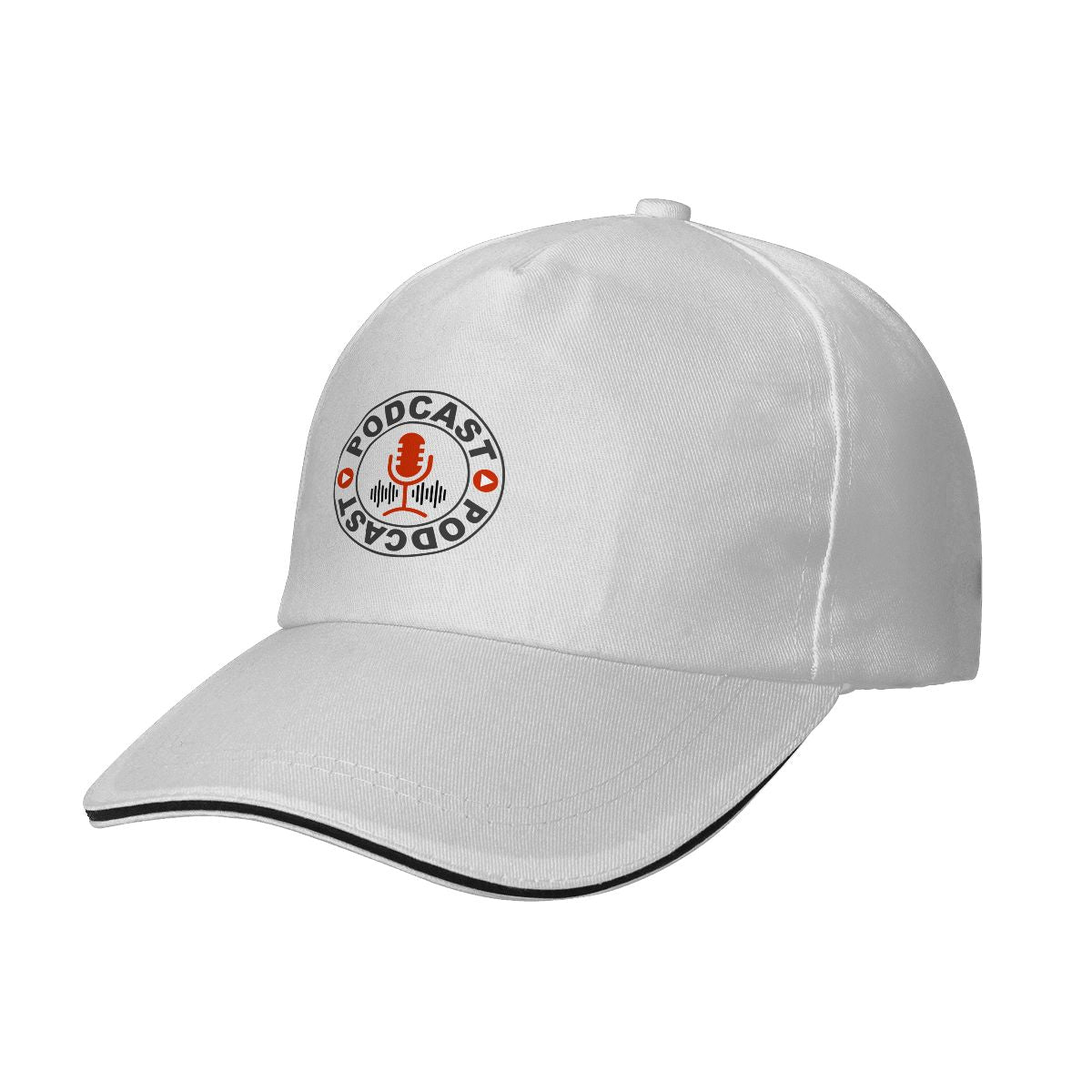 Sandwich Brim Baseball Cap (Made in USA)