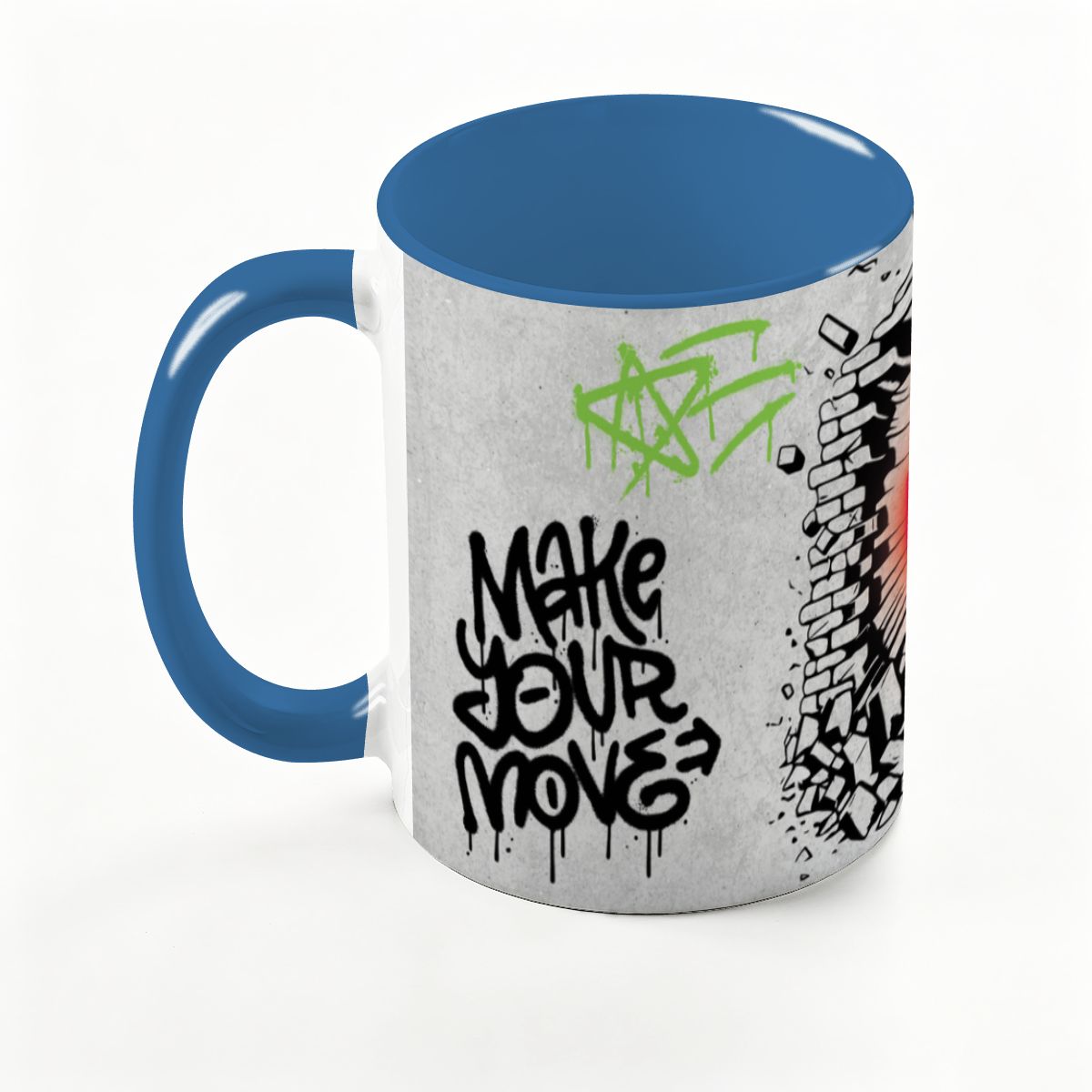 Large Colorful Mug (15oz) (Made in USA)