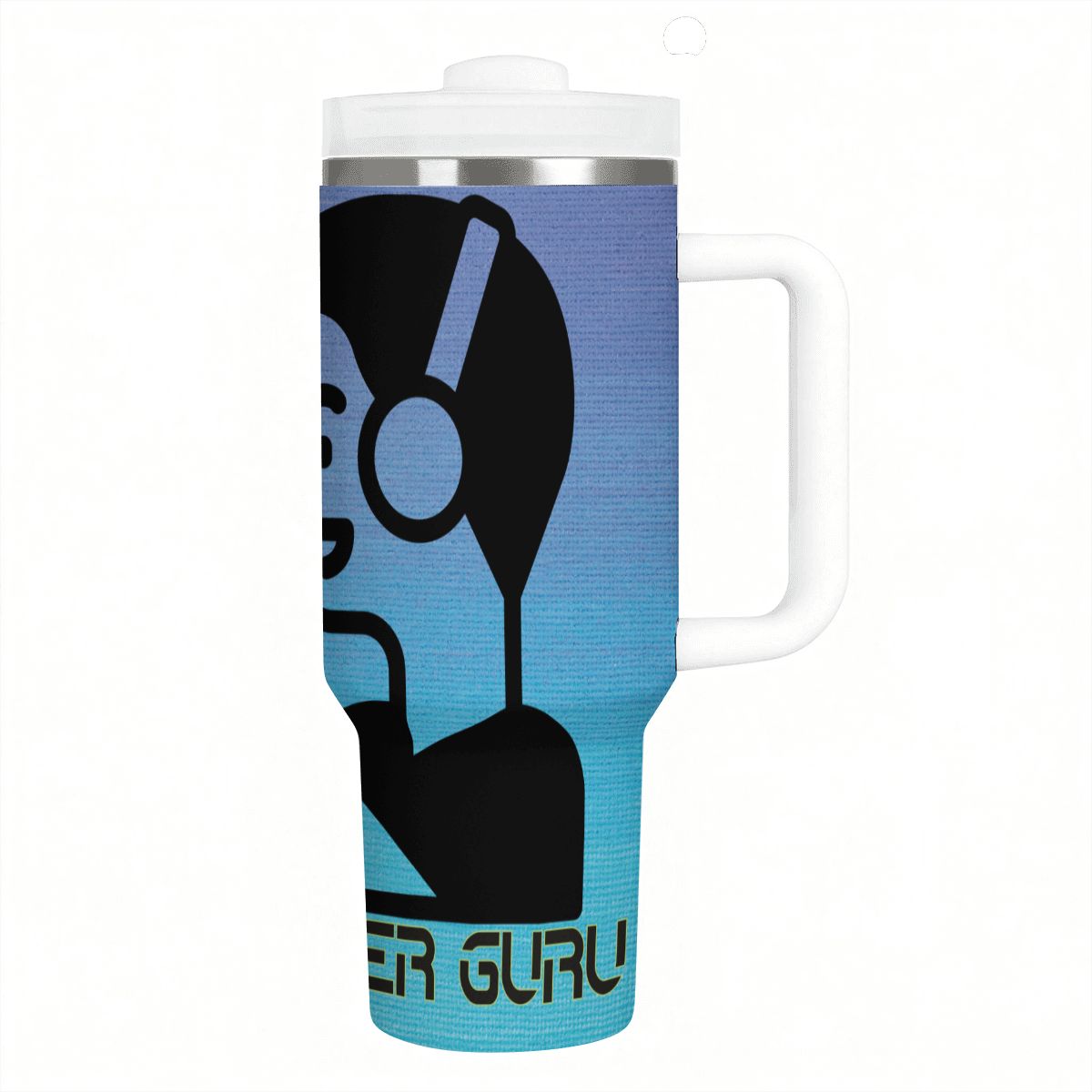 40oz Tumbler with Handle and Straw (Made in USA)