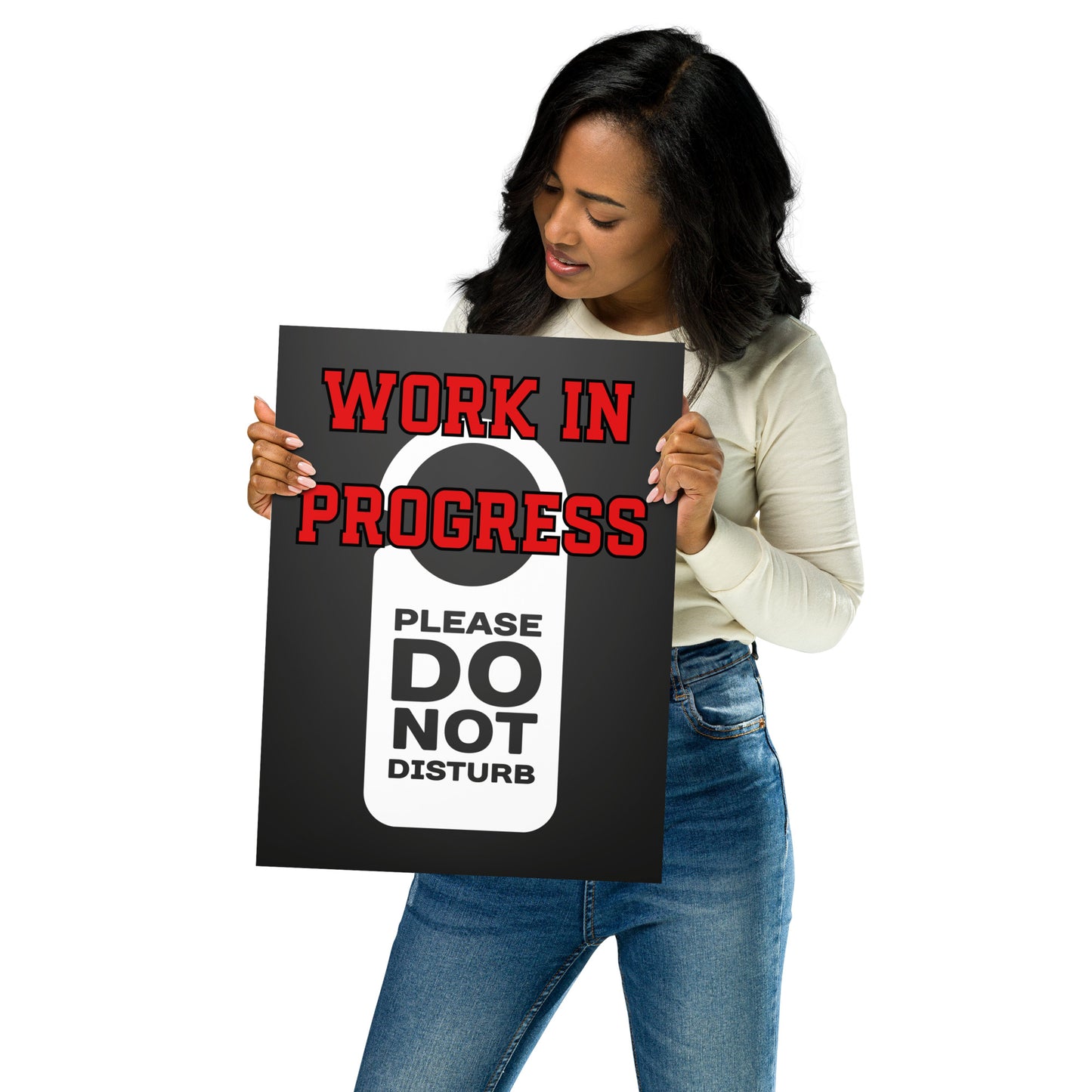 Work In Progress Matte Poster