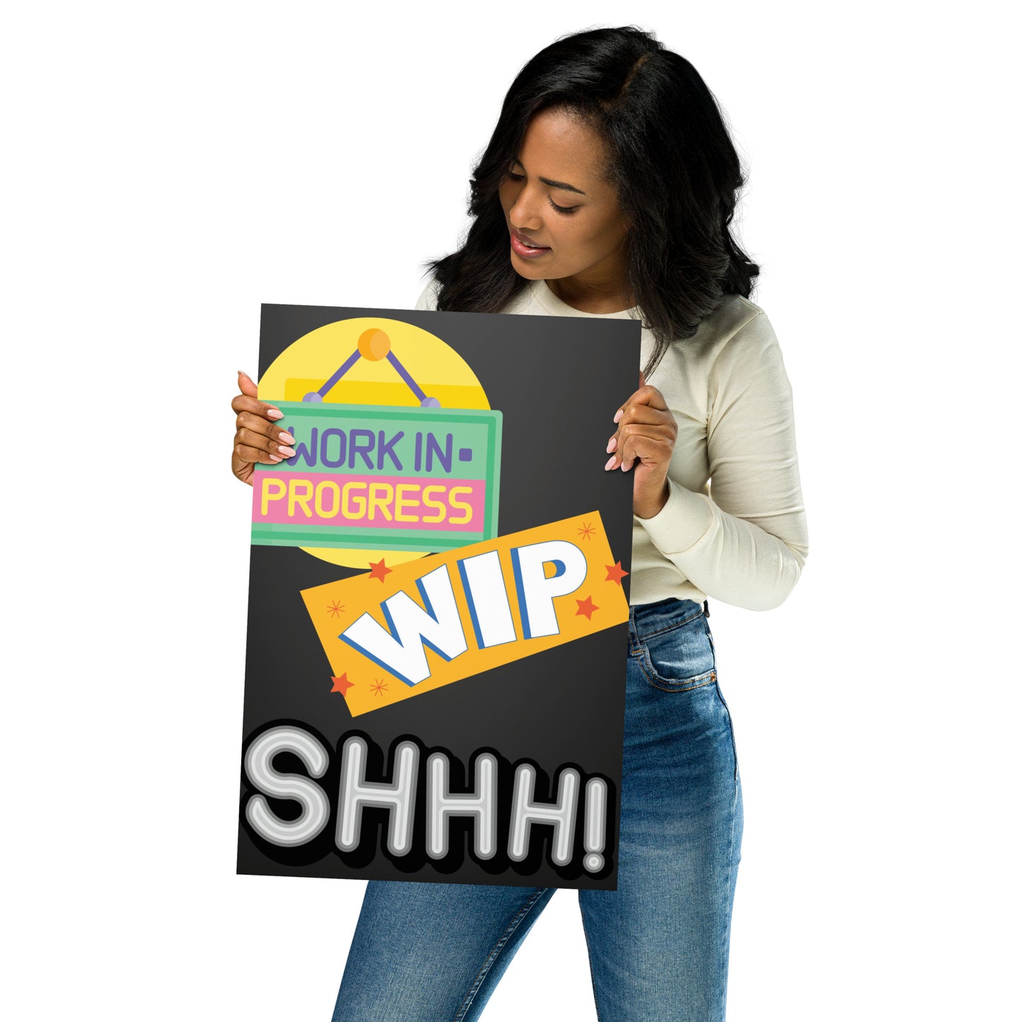 Work In Progress Matte Poster