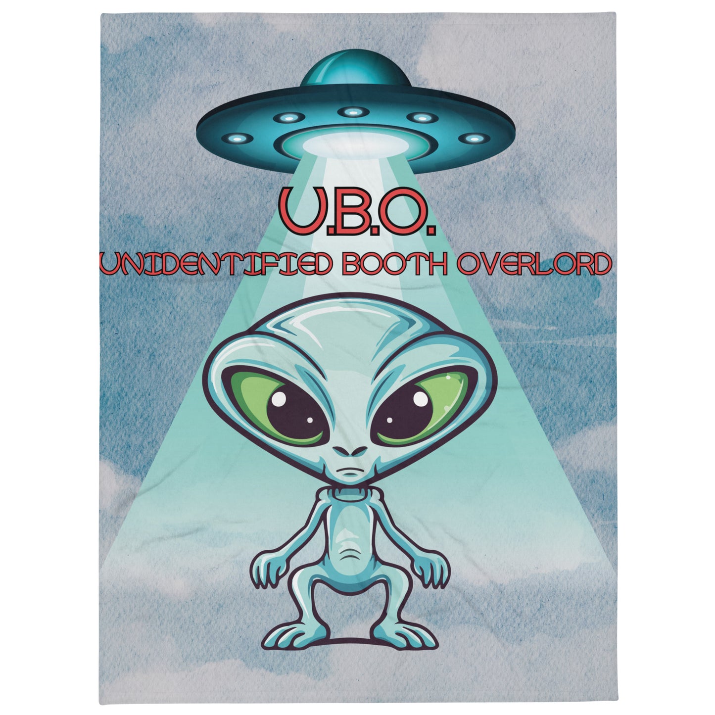 U.B.O. Unidentified Booth Overlord: Alien Style: Booth Throw Blanket