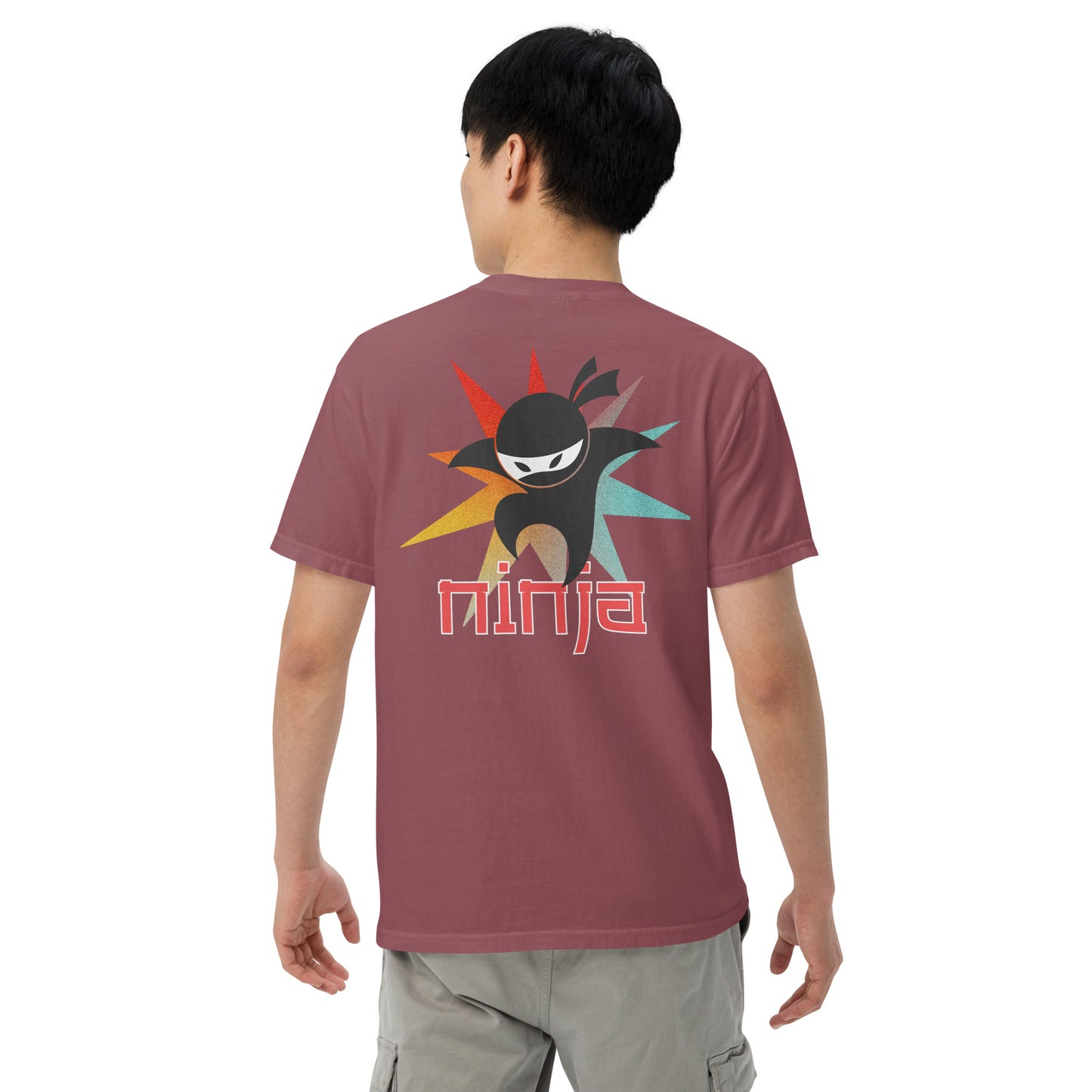 SOTVO Booth Wear: Ninja Warrior: Unisex Comfort Wear/Colors Heavyweight T-Shirt