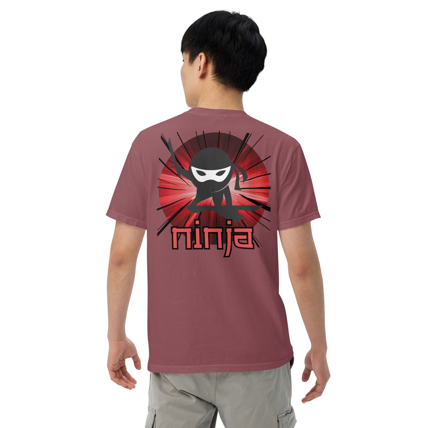 SOTVO Booth Wear: Ninja Warrior: Unisex Comfort Wear/Colors Heavyweight T-Shirt