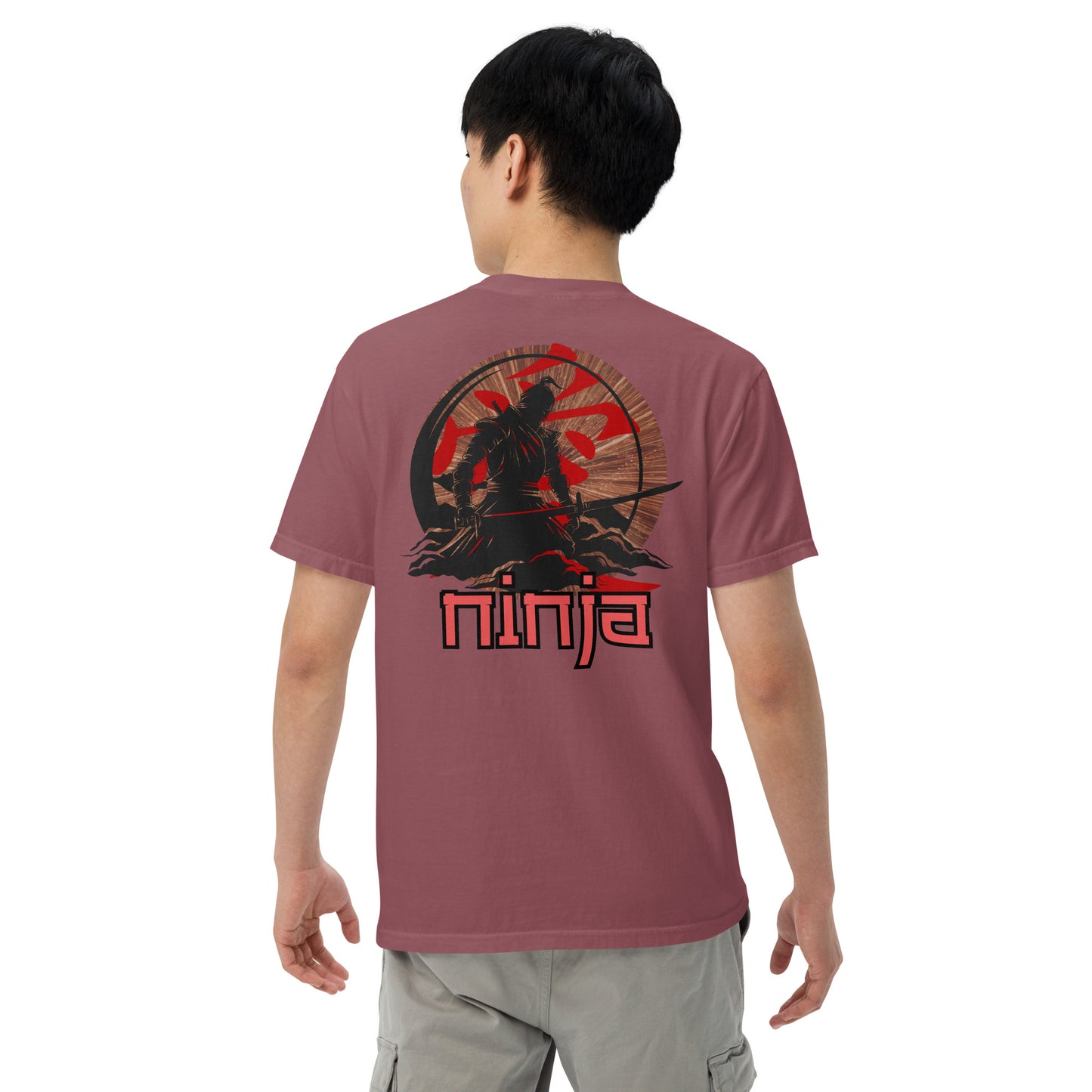 SOTVO Booth Wear: Ninja Warrior: Unisex Comfort Wear/Colors Heavyweight T-Shirt