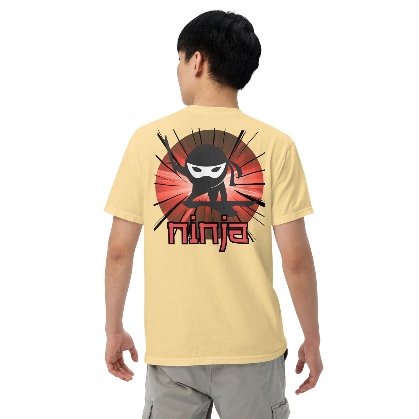 SOTVO Booth Wear: Ninja Warrior: Unisex Comfort Wear/Colors Heavyweight T-Shirt