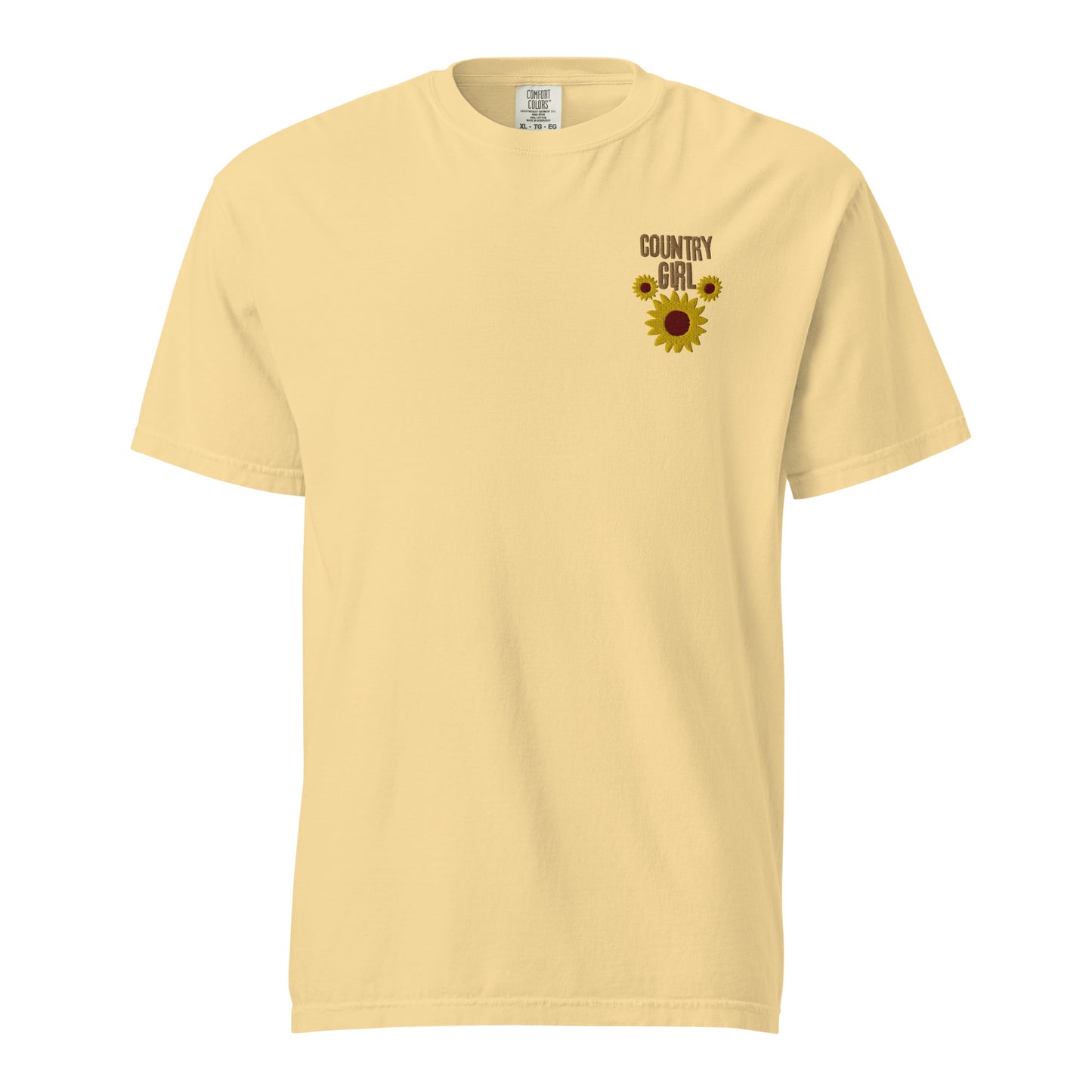 Cute Country Girl Fun Chickens: Unisex Comfort Wear/Colors Heavyweight T-Shirt