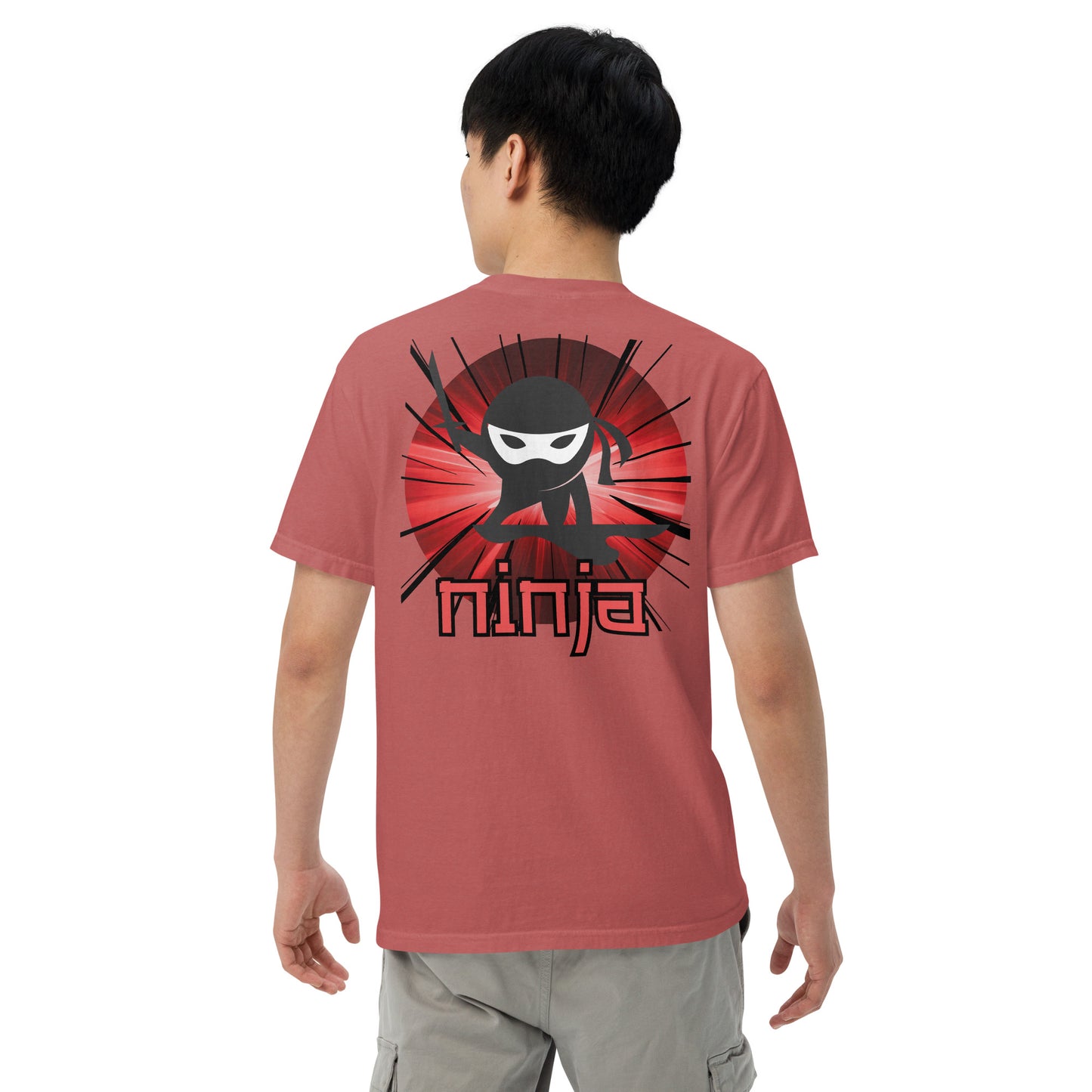 SOTVO Booth Wear: Ninja Warrior: Unisex Comfort Wear/Colors Heavyweight T-Shirt