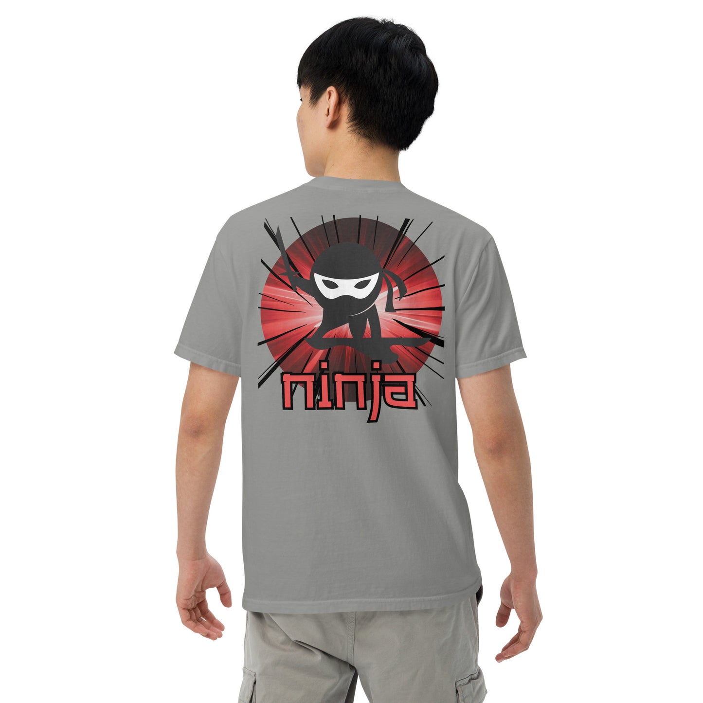 SOTVO Booth Wear: Ninja Warrior: Unisex Comfort Wear/Colors Heavyweight T-Shirt
