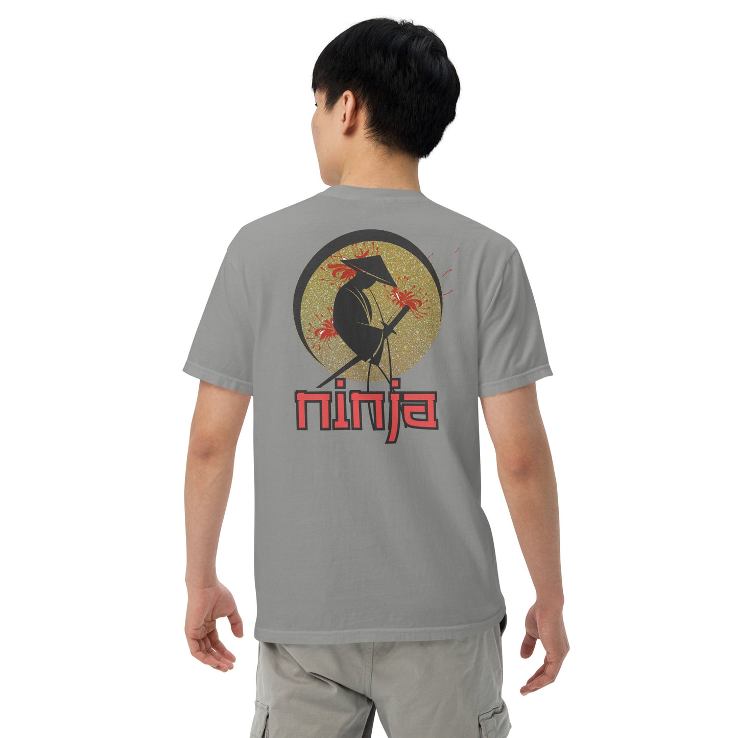 SOTVO Booth Wear: Ninja Warrior: Unisex Comfort Wear/Colors Heavyweight T-Shirt