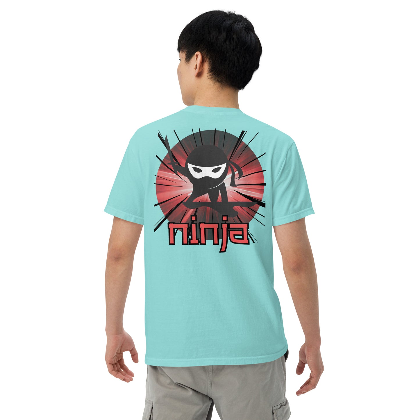 SOTVO Booth Wear: Ninja Warrior: Unisex Comfort Wear/Colors Heavyweight T-Shirt