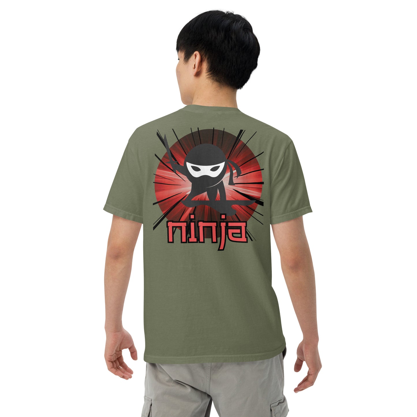 SOTVO Booth Wear: Ninja Warrior: Unisex Comfort Wear/Colors Heavyweight T-Shirt