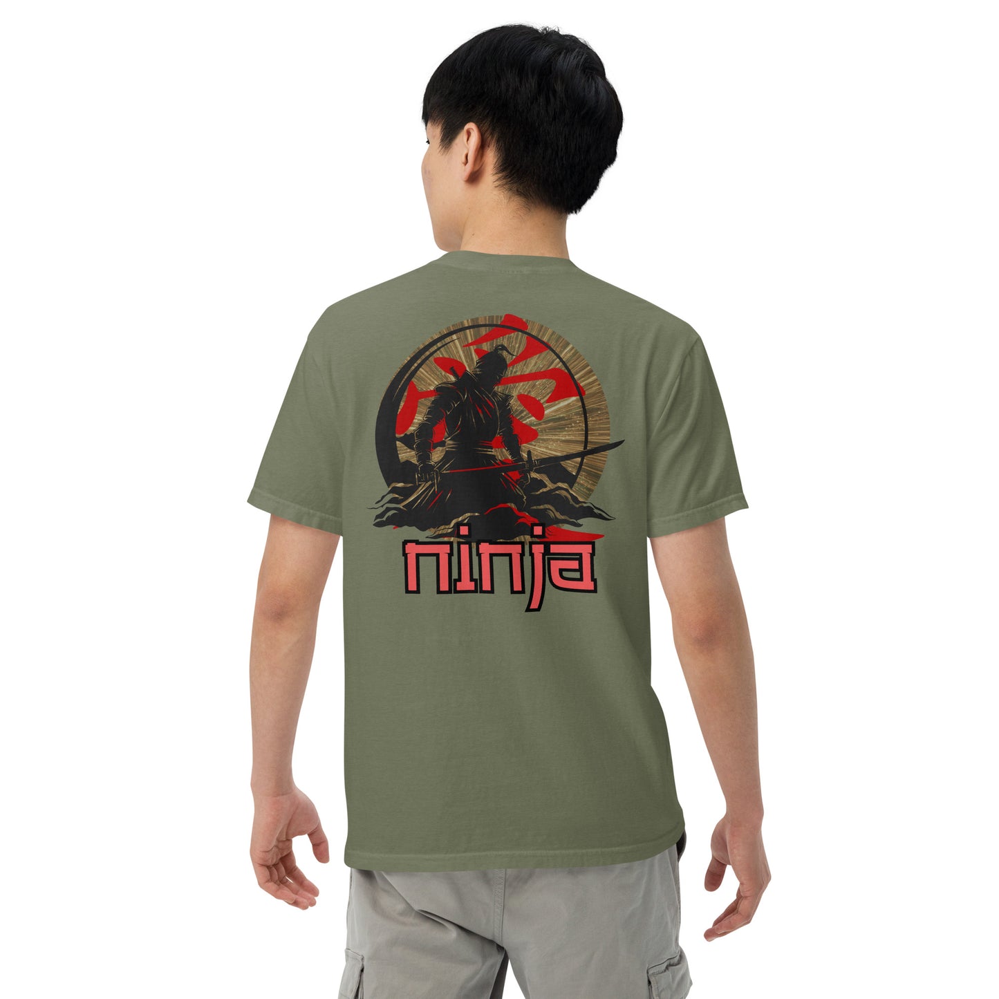 SOTVO Booth Wear: Ninja Warrior: Unisex Comfort Wear/Colors Heavyweight T-Shirt