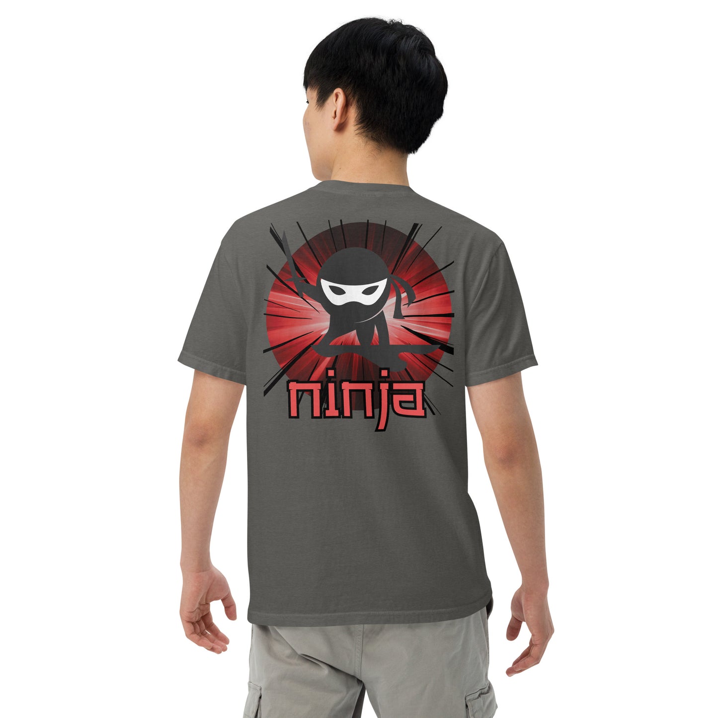SOTVO Booth Wear: Ninja Warrior: Unisex Comfort Wear/Colors Heavyweight T-Shirt