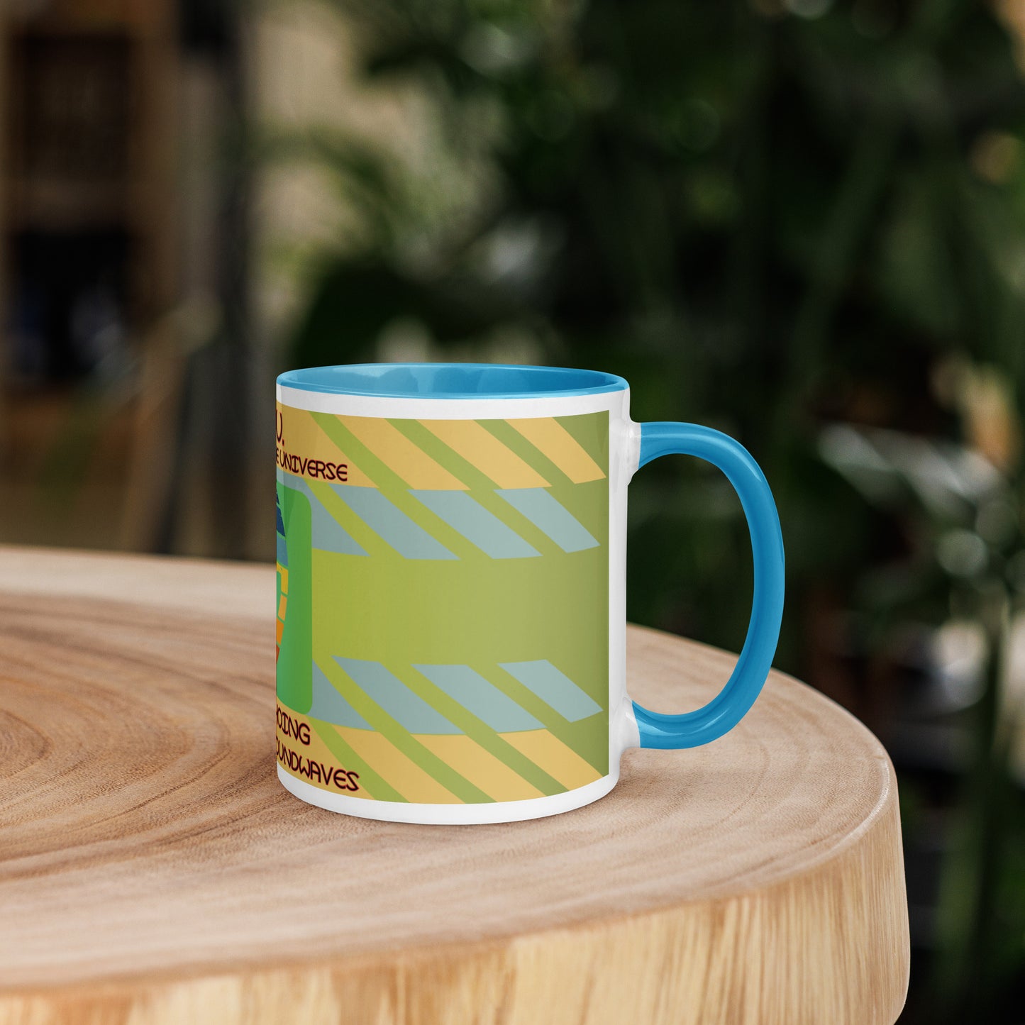 N.O.T.U. Narrators of the Universe Mug with Color Inside