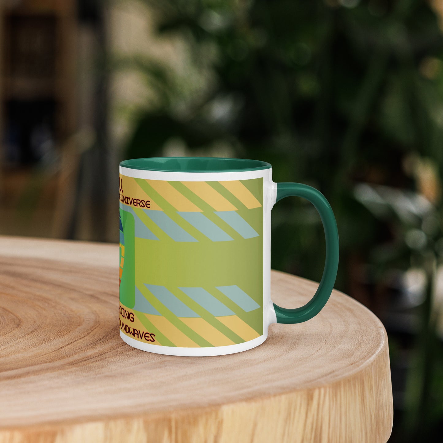 N.O.T.U. Narrators of the Universe Mug with Color Inside