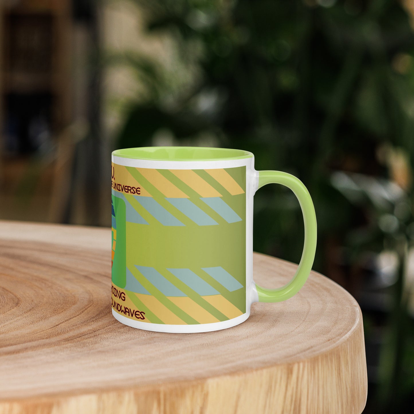 N.O.T.U. Narrators of the Universe Mug with Color Inside