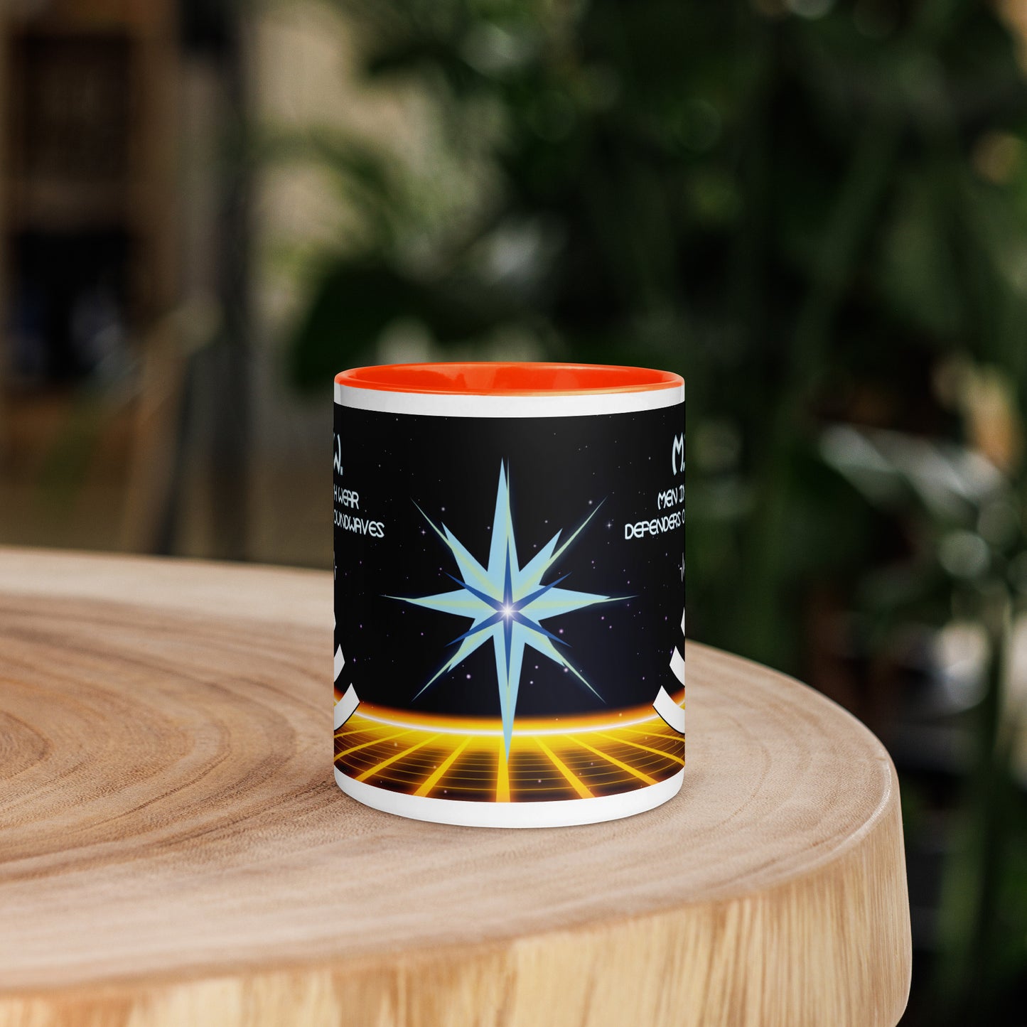 M.I.B.W. Men In Booth Wear Classic Ceramic Mug with Color Inside