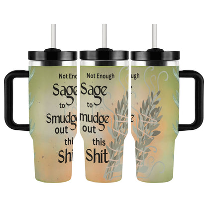 40oz Tumbler with Handle and Straw (Made in USA)