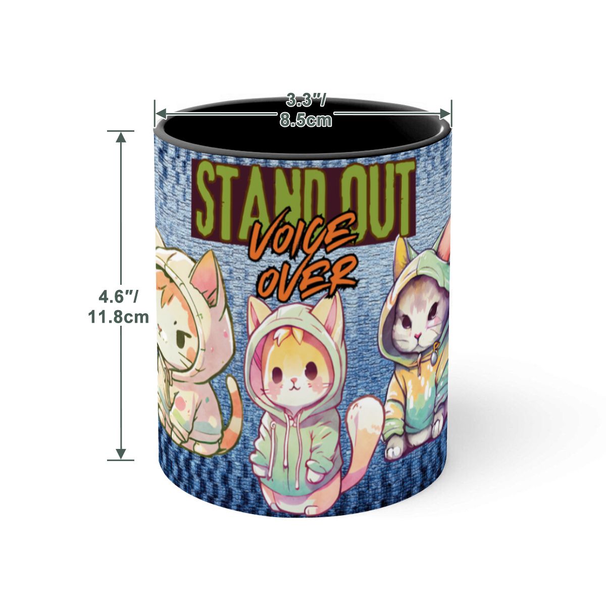 STAND OUT: Large Classic Ceramic Mug (15oz)