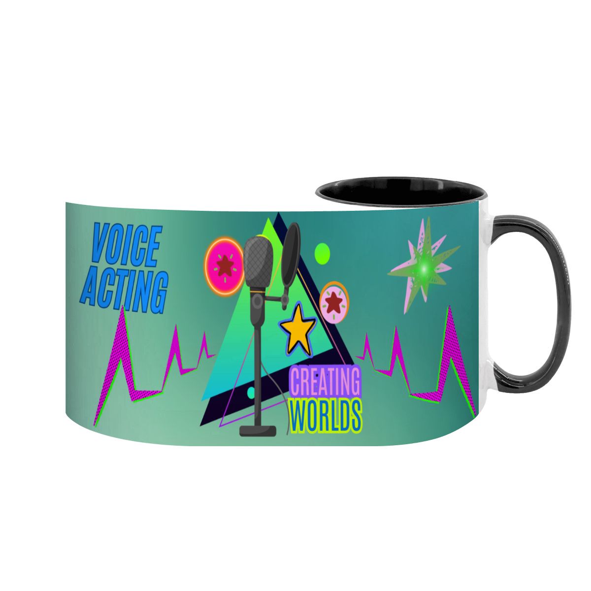 Large Colorful Mug (15oz) (Made in USA)