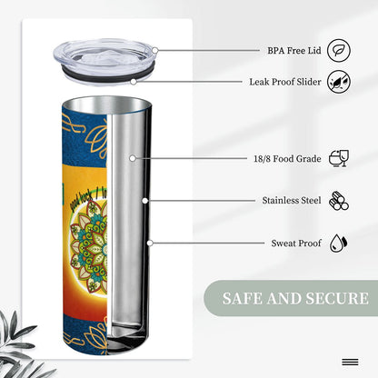 20oz Straight Stainless Steel Tumbler with Straw（Made in USA)