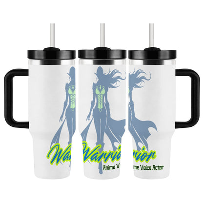 40oz Tumbler with Handle and Straw (Made in USA)