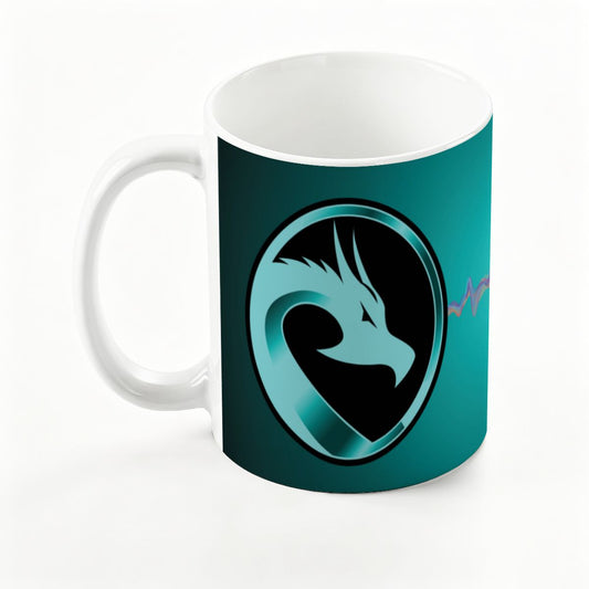 DRAGON CELTIC: Large Colorful Mug (15oz)