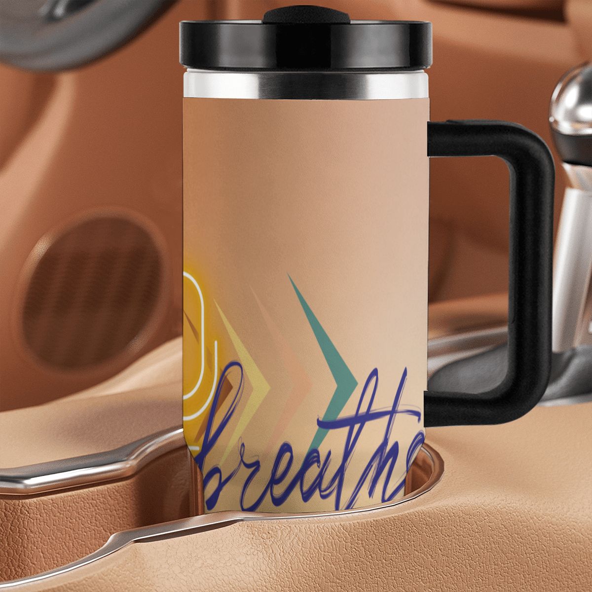 40oz Tumbler with Handle and Straw (Made in USA)
