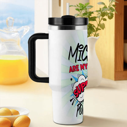 40oz Tumbler with Handle and Straw (Made in USA)