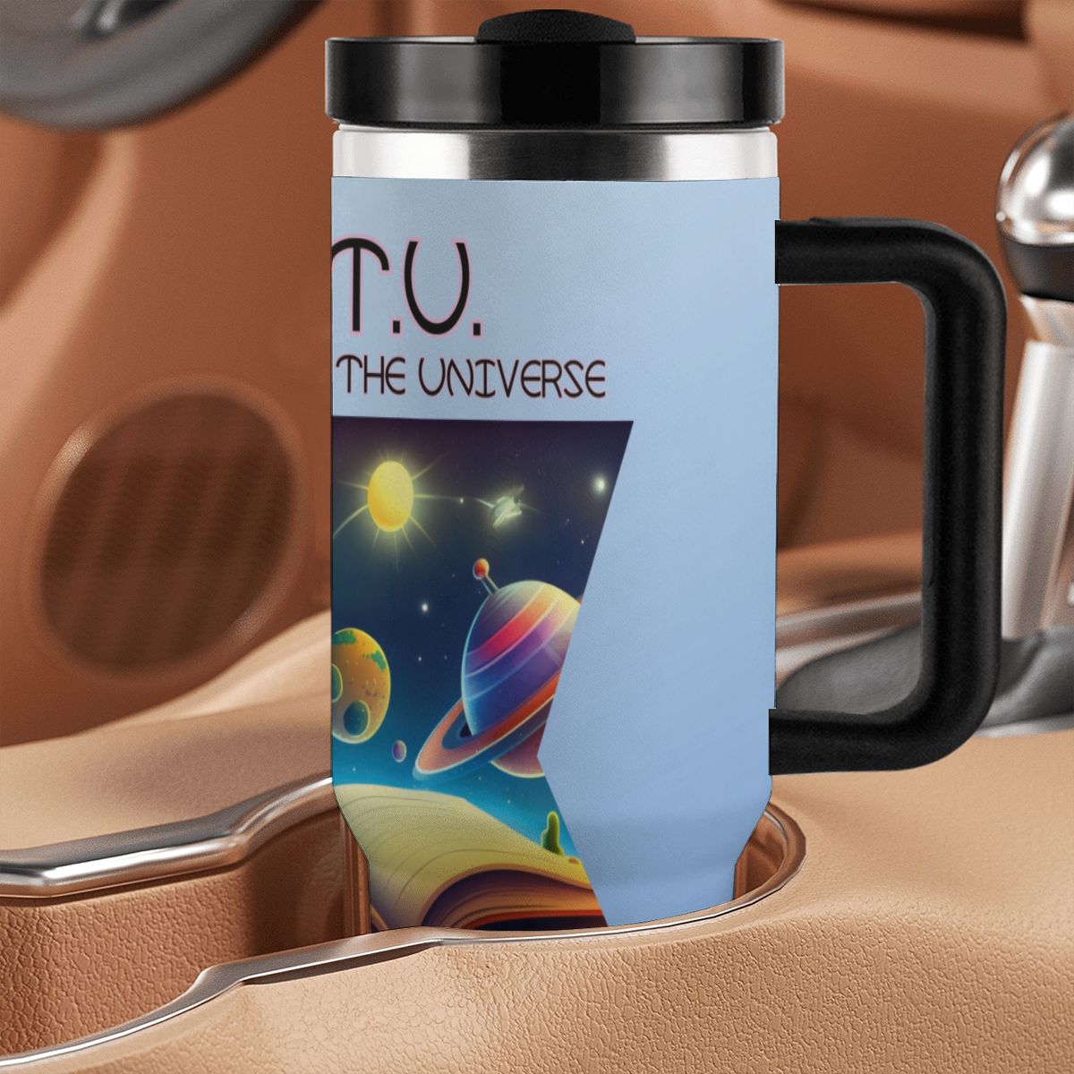 40oz Tumbler with Handle and Straw (Made in USA)