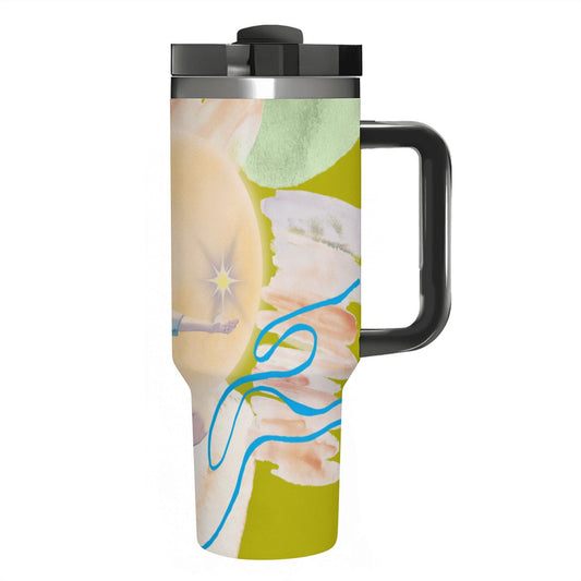 ANIME STYLE: VOICE: 40oz Tumbler with Handle and Straw