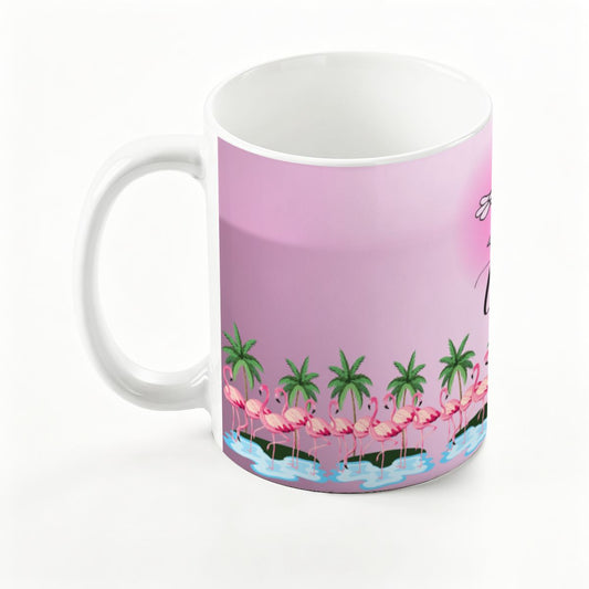 FLAMINGO Style: Large Colorful Mug (15oz)
