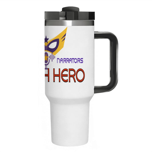BOOTH HERO: 40oz Tumbler with Handle and Straw