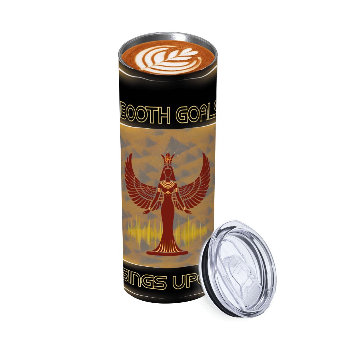 20oz Straight Stainless Steel Tumbler with Straw（Made in USA)